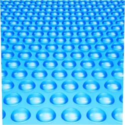 VEVOR Solar Pool Cover, 24 x 12 ft Rectangle Solar Cover 12 mil for Pools, Inground Above Ground Swimming Pool Solar Blanket with Bubble, Heat Retaining Solar Covers Blue