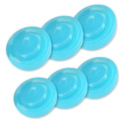 TARACANA ArcticChill Golf Cooler Ice Packs – Custom Fit Can Coolers for Golf Bag Beer Sleeves – Reusable Round Freezer Packs for Keeping Drinks Cold on The Course (Set of 6, Arctic Blue)