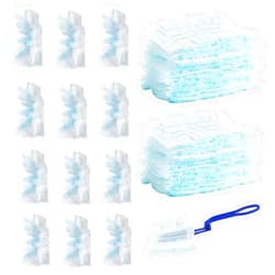 COEAYO Blue Dusters Refills - 20 PCS for Disposable Dusting Refills, Hand Fluffy Duster Refills for Blinds PC Keyboard Office Desk Dresser Car Dashboard