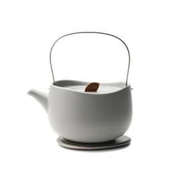 OHOM Leiph Self-heating Teapot Set (Soft Gray)