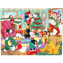 Ceaco - Disney Holiday - Together Time - Mickey & Friends Holiday - 400 Piece Jigsaw Puzzle