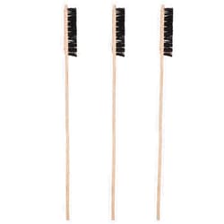 POPETPOP 3Pack Bird Cage Cleaning Brush-Wooden Long Handle Parakeet Cage Cleaner Bird Cleaning Supplies Random Color