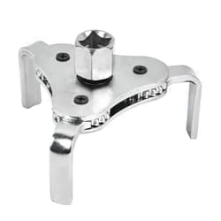 Furnrubden NA 3 Jaw Adjustable Oil Filter Wrench Universal Oil Filter Wrench Adjustable 3 Jaw Oil Filter Pliers 60mm - 110mm Diameter Removable Oil Filter Removal Tool Fits 3/8 and 1/2 inch Drive for Cars (f34)