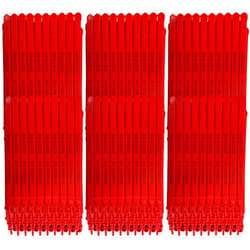 AVG Packaging Supplies Red Plastic Security Seals (8