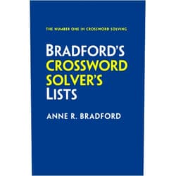 Anne R Bradford Bradford’s Crossword Solver’s Lists