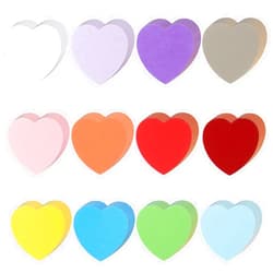 MixTeach 360 Pieces Small Heart Cutouts Paper Heart Shapes 2