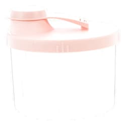Toddmomy Milk Powder Portable Box Baby Formula Dispenser with 2 Compartments 3.7In Travel Food Storage Container for Infant Formula on-the-Go