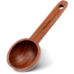 CISHNOU Coffee Scoop Wooden Tablespoon Scoop Wooden Coffee Ground Spoon
