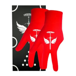 ANIMSWORD 2 Piece/Set Breathable and Comfortable Billiard Pool Gloves Fits on Left Hand for Snooker Cue Sport Glove.