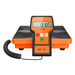 Elitech LMC-100A+ 220Lbs Refrigerant Scale Electronic Freon Charging Recovery Weight Scale for HVAC with Case