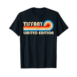 First Name Cool Given Name Gift Ideas TIFFANY First Name Funny Retro Vintage Birthday T-Shirt