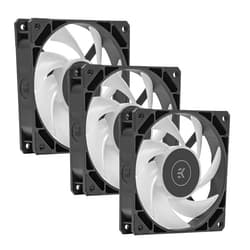 EKWB EK-Loop FPT 120mm Fan, 550-2300 RPM, Digital RGB, Black, 3-Pack