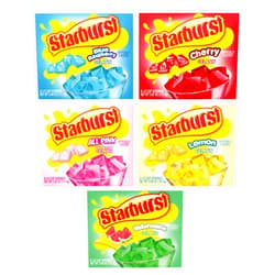 The Jel Sert Company Starburst Gelatin Variety Pack - Pack of 5 Flavors - Blue Raspberry, Watermelon, Lemon, All Pink Strawberry, and Cherry - Easy to Make - Fun and Delicious for Anything