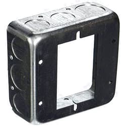 Hubbell 187 Raco Drawn Extension Ring, 22.5 Cu-in, 4 in L X 4 in W X 1-1/2 in D, 4