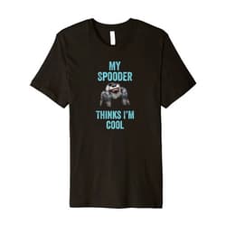 Funny Regal Jumping Spider Apparel & Accessories Female Regal Jumping Spider Mom Spider Dad Funny Spooder Premium T-Shirt