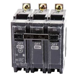 General Electric GETHQB32060 GE THQB32060 3P 60A 240V Bolt-ON CB, Black