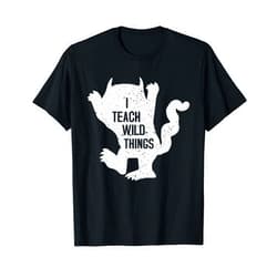 I Teach Wild Things outfits I Teach Wild Things teacherlife Halloween Monster teachers T-Shirt