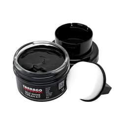 Tarrago Self Shine Shoe Polish with Applicator – Quick Shine Shoe Cream for Leather Boots and Shoes - 1.76 Fl. Oz