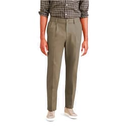 DOCKERS Mens Classic Fit Signature Iron Free Khaki With Stain Defender Pants - Pleated (Regular and Big & Tall)