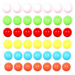 Laviesto Game Replacement Balls,0.91Inch(23mm) Acrylic Marbles Balls for Chinese Checkers,Aggravation Game,Marble Games,Wahoo,Dirty Marbles,Board Game DIY Craft Decoration (42PCS)