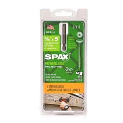 SPAX 5028491 5 in. PowerLags Washer Head Structural Screws, 12 per Pack