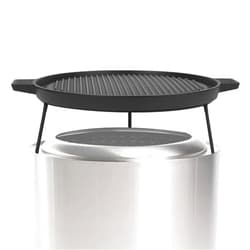 Onlyfire Chef Onlyfire Griddle for Solo Stove Ranger, 14 Inch Double Sided Reversible Cast Iron Griddle Grill Pan with 3 Detachable Legs for Solo Stove 15 Inch Fire Pit, Raised Top Cookware for Ranger Fire Pit