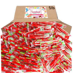 SWEETSIDE CANDY CO. Twizzlers Pull n Peel Watermelon Twists Candy - Chewy, Soft and Melt-in-Your-Mouth Red Licorice Twizzlers Individually Wrapped Sweets to Satisfy Sweet Tooth Cravings - Delicious Red Candy For Easter, Kids (5 Pound)