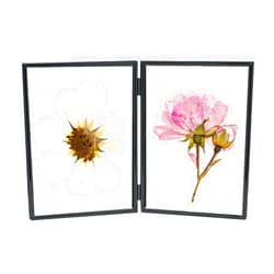 SAEGYPET 8x10 inches Big Size Folding Black Metal Photo frame for Wedding Signage, For Picture Sizes (7x9, 6x8, 5x7),10 Inches Large Size Double Stand Picture Frame