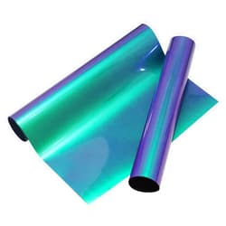 VINYL FROG Chameleon Heat Transfer Vinyl Purple to Green Gradual Transfer Vinyl Roll 12