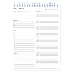 KAICN 24 Hour Daily Planner - Daily To Do List for Work & Personal Life, Productivity Planner, Everyday Planner, Daily Schedule, 6.5 x 9.8