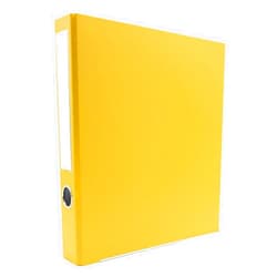 Bindertek 3-Ring Premium Round-Ring Binder - Yellow, 2