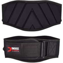 DMoose Fitness Neoprene Weight Lifting Belt - Sweat-Resistant Gym Belt for Men & Women to Provide Stability & Lumbar Support - Adjustable Fit 6