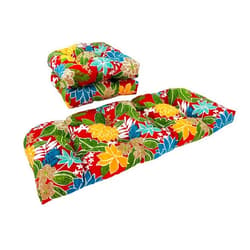 TreesnTrends Outdoor Bora Cay Red 3 Piece Cushion Set