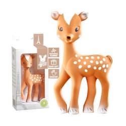 Sophie la girafe | Fanfan The Fawn | Teether Friend to Sophie la girafe | Natural Rubber | Designed for Teething Babies | Awaken All 5 Senses | Easy to Clean