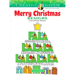 Suzanne Anoushian Creative Haven Merry Christmas Designs Coloring Book (Adult Coloring Books: Christmas)