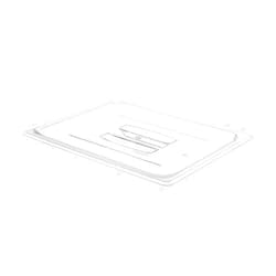 Cambro 20CWCH135 Camwear 1/2 Size Clear Polycarbonate Handled Lid