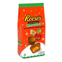 REESE'S Miniatures Milk Chocolate Peanut Butter Cups, Christmas Candy Bulk Bag, 39.37 oz