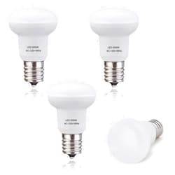 YMZM R14 LED Bulbs Intermediate R14 E17 3W (25Watt Halogen Bulb Equivalent) 5000K Daylight White Light Non Dimmable 120Volt, E17 Base, 300lumens 120 Degree (4 Pack)
