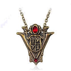 Generic Star Pendant - Timeless Classic Twilight Saga Eclipse Silvery Necklace Pendant New Moon Volturi Crest Jewelry Antique Gold - Mimir Eco