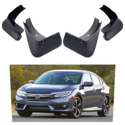 MOERTIFEI Car Mudguard Fender Mud Flaps Splash Guard Compatible with Honda Civic Sedan 2016-2021 17 18 19 20