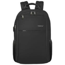 TIGERNU Black Waterproof Backpack T-B3221A for Work and Travel with USB Port - Waterproof and Anti-Bacterial Oxford Backpack - Black