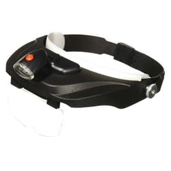 Carson Pro Series MagniVisor Deluxe Head-Worn LED Lighted Magnifier with 4 Different Lenses (1.5x, 2x, 2.5x, 3x) (CP-60)