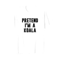 Halloween Mega Warehouse Pretend I'm a Koala Hassle-Free Halloween Costume T-Shirt