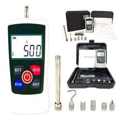 VTSYIQI Force Gauge 500N Digital Force Gauge Push and Pull Tester Meter Dynamometer with 500N 50Kgf 110Lbf 1800Oz for Lab Force Test Destructive Test