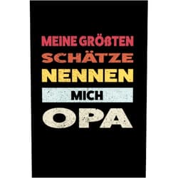 German Edition by Jonathan Meier (Author) Meine größten Schätze nennen mich Opa: Opa & Familie Notizbuch 6' x 9' Großvater Großeltern Geschenk (German Edition)
