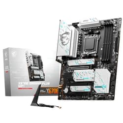 MSI X670E GAMING PLUS WIFI Gaming Motherboard (AMD Ryzen 9000/8000/7000 Series Processors, AM5, DDR5, PCIe 5.0, SATA 6Gb/s, M.2 slots, USB 3.2 Gen 2, Wi-Fi 6E, Bluetooth 5.3, 2.5Gbps LAN, HDMI/DP,ATX)