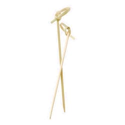 Perfect Stix Bamboo Pick 4 200ct Bamboo Knot Picks, Cocktail and Hors' D'Oeuvre, 4