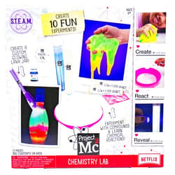 Project MC2 Chemistry Lab STEM Science Kit, At-Home STEM Kits For Kids Age 6 And Up, Chemistry Experiments, Science Parties for Kids, DIY Lava
