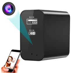 FOX SCOUT 160° Wide Angle 4K HD Charger Camera with Motion Detection, App Remote Control and 24/7 continuou.