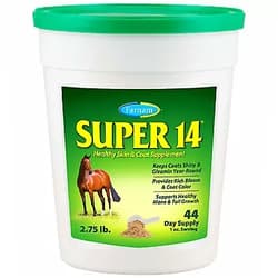 Farnam Store Farnam Super 14 Healthy Skin & Coat Supplement for Horses, Keeps Coats Shiny & Gleaming Year-Round 2.75 Pound, 44 Day Supply